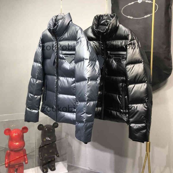 designer down jacket prad men's autumn and winter budge 90% white duck feather filling fashion warm top, Black
designer down jacket prad men's autumn and winter budge 90% white duck feather filling fashion warm top, Black