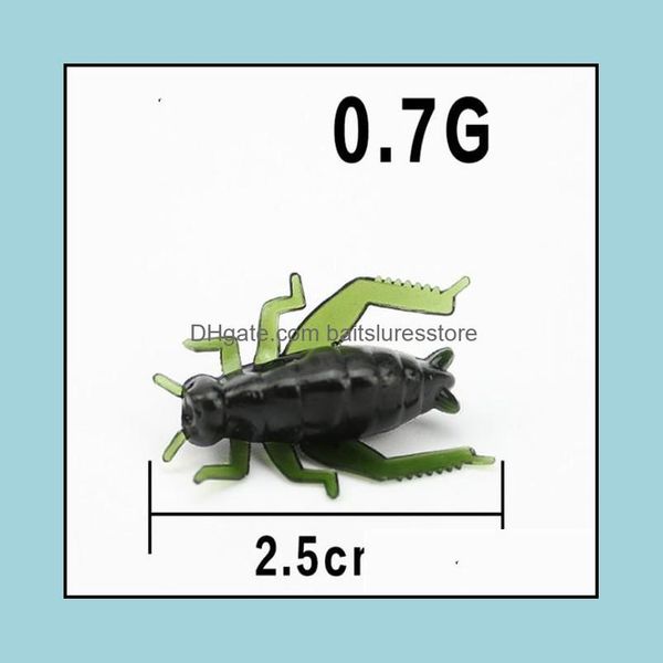 baits lures fishing sports outdoors 10pcs/lot 0.7g 2.5cm artificial fake green cricket insect bait soft lure material fly tackle pesca dro
baits lures fishing sports outdoors 10pcs/lot 0.7g 2.5cm artificial fake green cricket insect bait soft lure material fly tackle pesca dro