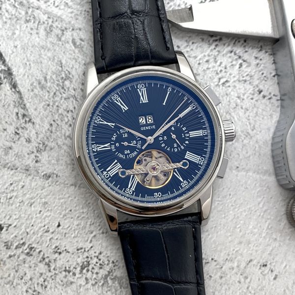 2023 new mens watches tourbillon five stitches automatic mechanical watch designer european luxury brand leather strap fashion gift style tw, Slivery;brown
2023 new mens watches tourbillon five stitches automatic mechanical watch designer european luxury brand leather strap fashion gift style tw, Slivery;brown