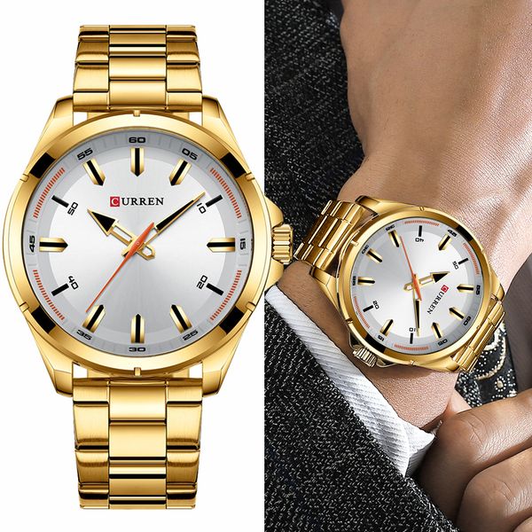 curren luxury fashion quartz men watches casual sport stainless steel watch mens military waterproof male clock
curren luxury fashion quartz men watches casual sport stainless steel watch mens military waterproof male clock