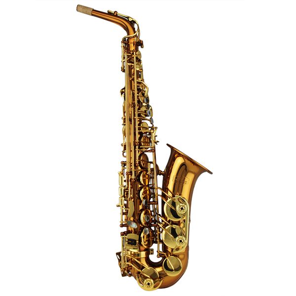 high grade coffee gold lacquer alto saxophone