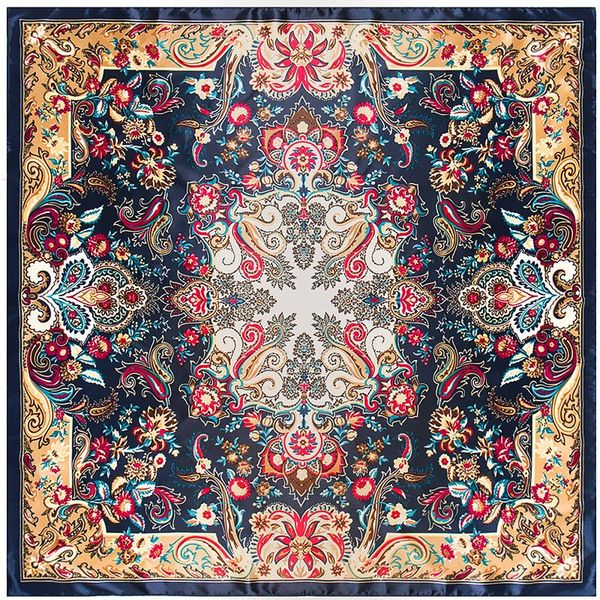 middle east countries spring 90 wraps 90cm vintage cashew nuts large square scarf womens accessories head shawl, Blue;gray
middle east countries spring 90 wraps 90cm vintage cashew nuts large square scarf womens accessories head shawl, Blue;gray