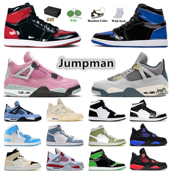 designer 1 4 jumpman basketball shoes mens womens panda patent leather mid dutch green sb bred j4 retro offs white sneakers trainers with bo, White;red
designer 1 4 jumpman basketball shoes mens womens panda patent leather mid dutch green sb bred j4 retro offs white sneakers trainers with bo, White;red