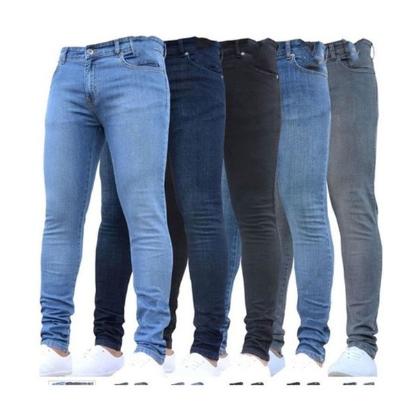 slim fit jeans for men autumn spring plus size casual solid denim pencil pants full length softener light blue jeans pant 210318
slim fit jeans for men autumn spring plus size casual solid denim pencil pants full length softener light blue jeans pant 210318