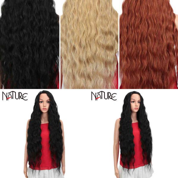 nature wigs loose wave fake blonde hair synthetic for black women ombre water wavy long curly lace wig cosplay 220622
nature wigs loose wave fake blonde hair synthetic for black women ombre water wavy long curly lace wig cosplay 220622