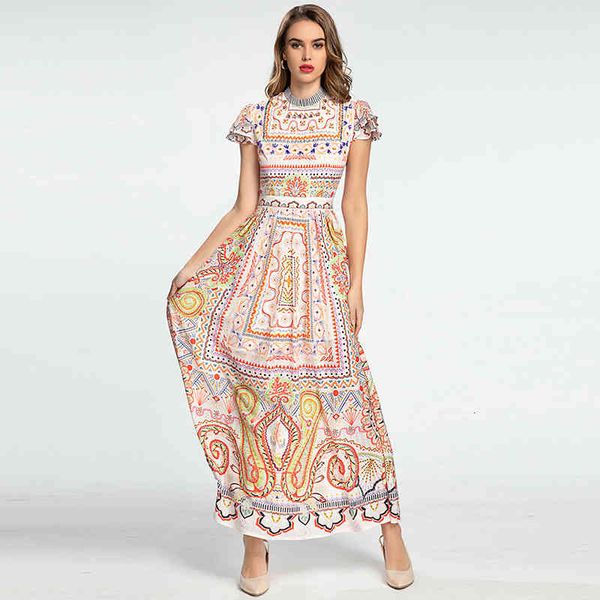 casual dresses bohemian fashion print temperament dress layered lotus leaf short sleeve large swing and ankle long skirt women's wear, Black;gray
casual dresses bohemian fashion print temperament dress layered lotus leaf short sleeve large swing and ankle long skirt women's wear, Black;gray