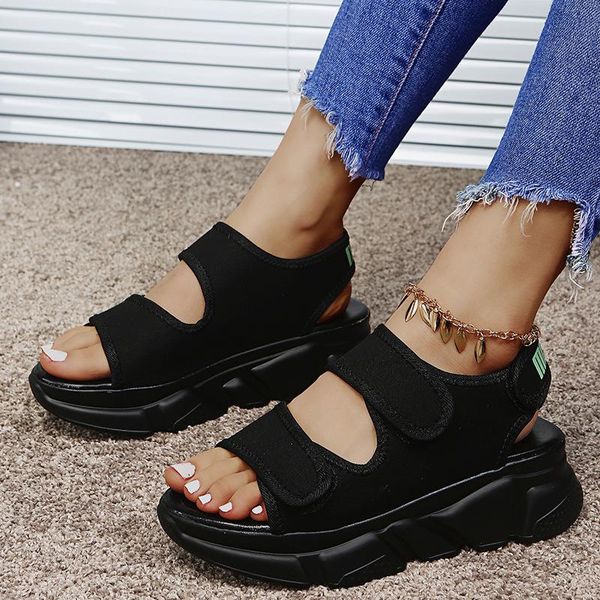 sandals summer fish mouth women's thick-soled flat-heeled fashion shoes casual women plus size 42sandals, Black
sandals summer fish mouth women's thick-soled flat-heeled fashion shoes casual women plus size 42sandals, Black