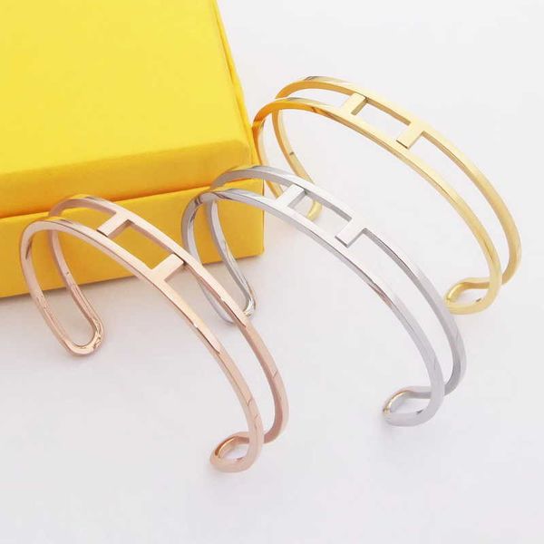 europe americar jewelry lady women titanium steel hollow out engraved letter 18k gold open bangle bracelet 3 color, Black
europe americar jewelry lady women titanium steel hollow out engraved letter 18k gold open bangle bracelet 3 color, Black