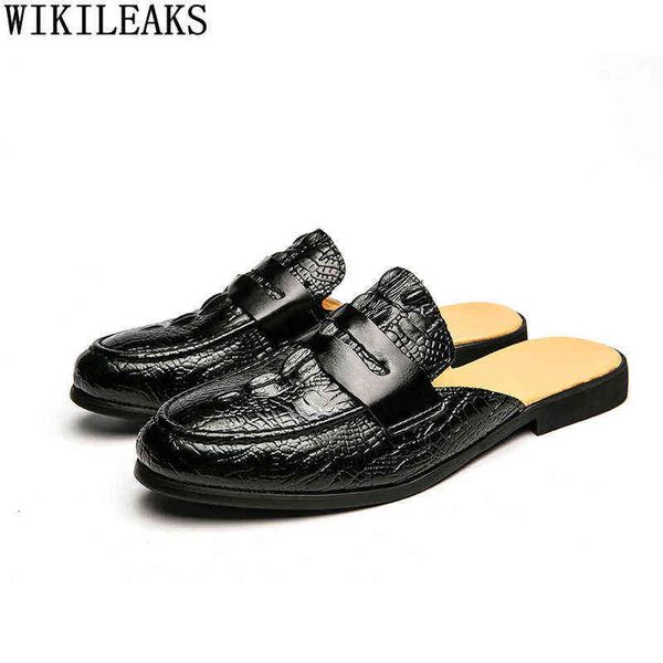 dres shoe brown half shoe for men 2022 black leather casual mule designer brief on crocodile man zapato mule masculino 220723
dres shoe brown half shoe for men 2022 black leather casual mule designer brief on crocodile man zapato mule masculino 220723