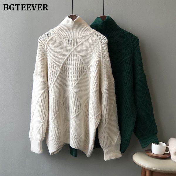 autumn winter turtleneck loose women knitted sweaters vintage long sleeve thicken female pullovers jumpers 2021, White;black
autumn winter turtleneck loose women knitted sweaters vintage long sleeve thicken female pullovers jumpers 2021, White;black