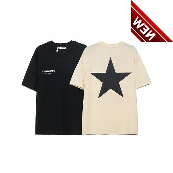 feel of god essentials double line five pointed star print fog loose high street men's and women's short sleeve t-shirt, White;black
feel of god essentials double line five pointed star print fog loose high street men's and women's short sleeve t-shirt, White;black