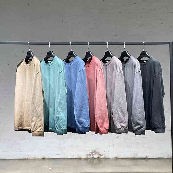 men's t-shirts spring and autumn gradient edging washing batik old long sleeve bottomed shirt high street loose t-shirt men b0qf, White;black
men's t-shirts spring and autumn gradient edging washing batik old long sleeve bottomed shirt high street loose t-shirt men b0qf, White;black