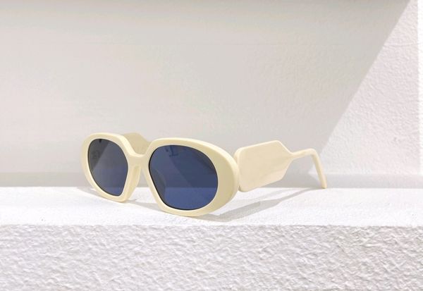 oval sunglasses ivory blue lens fashion women uv sunglasses vacation eyewear with box, White;black
oval sunglasses ivory blue lens fashion women uv sunglasses vacation eyewear with box, White;black