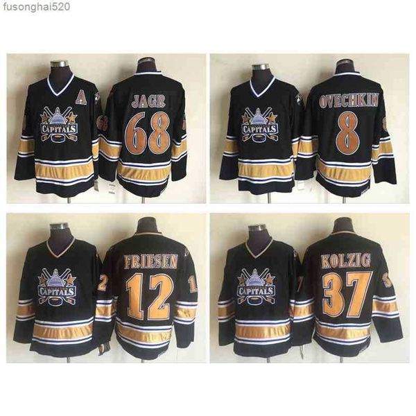 95 1990 washington capitals jersey 8 alex ovechkin 68 jaromir jagr 37 kolzig 12 jeff friesen black 100% stitched retro vintage hockey nhl�
95 1990 washington capitals jersey 8 alex ovechkin 68 jaromir jagr 37 kolzig 12 jeff friesen black 100% stitched retro vintage hockey nhl�