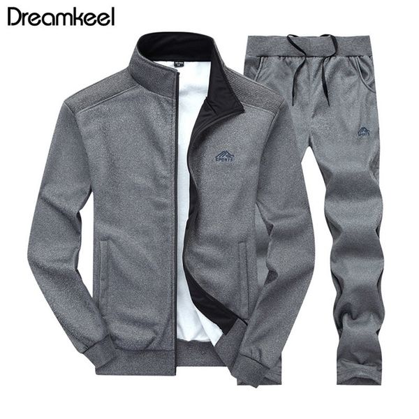 men sportswear set brand mens tracksuit sporting fitness clothing two pieces long sleeve jacket pants casual men's track suit y t200709, Gray
men sportswear set brand mens tracksuit sporting fitness clothing two pieces long sleeve jacket pants casual men's track suit y t200709, Gray