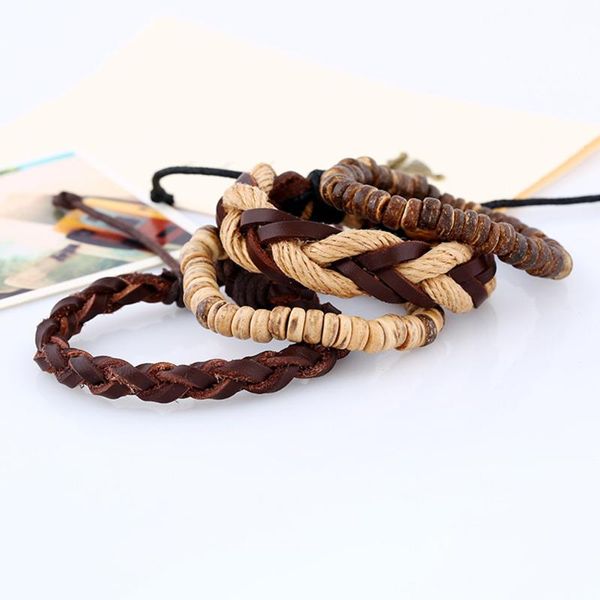 beaded, strands 4pcs/ set male black bracelets bangle adjustable length bohemia holiday punk for men
beaded, strands 4pcs/ set male black bracelets bangle adjustable length bohemia holiday punk for men