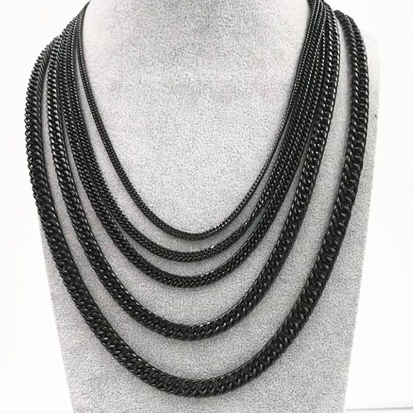 chains hip hop cuban black chain necklace men 3/4/5/6/7/8/9/12/14/16mm wide multi options vintage stainless steel choker vp940, Silver
chains hip hop cuban black chain necklace men 3/4/5/6/7/8/9/12/14/16mm wide multi options vintage stainless steel choker vp940, Silver