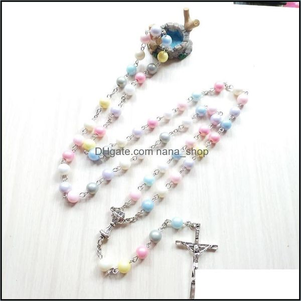pendant necklaces pendants jewelry candy color acrylic rosary necklace vintage holy grail cross catholic relgious prayer drop delivery 202, Silver
pendant necklaces pendants jewelry candy color acrylic rosary necklace vintage holy grail cross catholic relgious prayer drop delivery 202, Silver