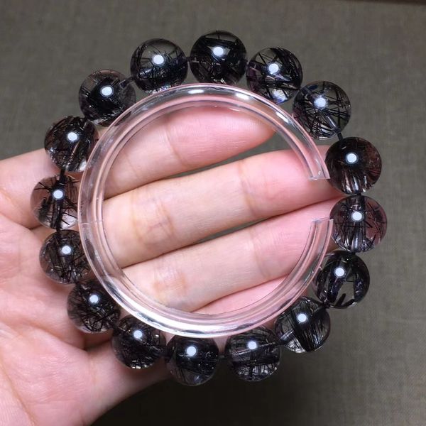 12.5mm natural black rutilated quartz clear round beads bracelet brazil crystal rutilated women men rare jewelry brazil aaaaaa, Silver
12.5mm natural black rutilated quartz clear round beads bracelet brazil crystal rutilated women men rare jewelry brazil aaaaaa, Silver