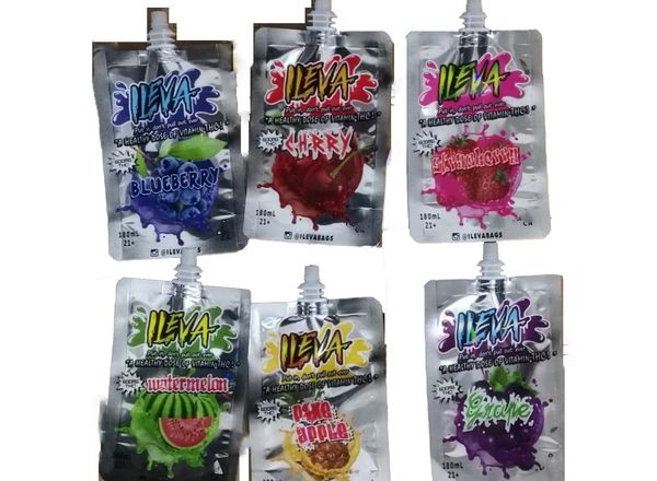 600mg nozzle juice bag with bottle cap ileva bag blueberry watermelon cherry smell proof suction edible mylar bags infused beverage liquid f
600mg nozzle juice bag with bottle cap ileva bag blueberry watermelon cherry smell proof suction edible mylar bags infused beverage liquid f