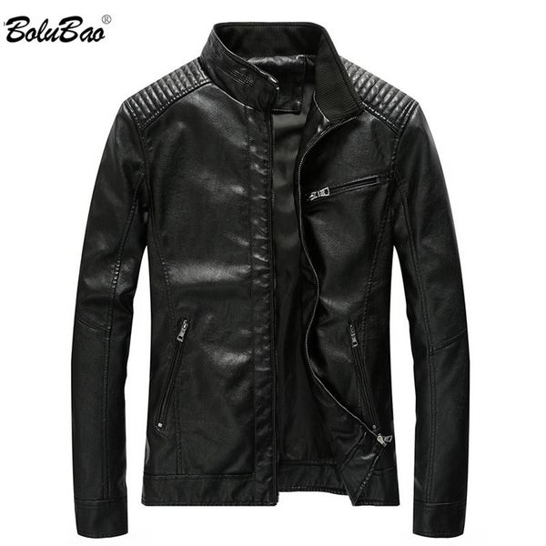 bolubao fashion men's pu jackets coats motorcycle leather jackets men autumn leather clothing male casual brand coats 201128, Black
bolubao fashion men's pu jackets coats motorcycle leather jackets men autumn leather clothing male casual brand coats 201128, Black