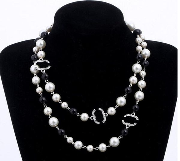 pearl necklace ladies fashion classic jewelry necklaces womens sweater chain diamonds letter designers party necklace2803, Silver
pearl necklace ladies fashion classic jewelry necklaces womens sweater chain diamonds letter designers party necklace2803, Silver