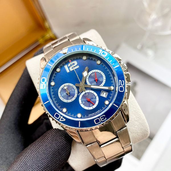 fashion chronograph luxury mens watch brand designer men watches satch waterproof stainless steel band wristwatches for man valentine's, Slivery;brown
fashion chronograph luxury mens watch brand designer men watches satch waterproof stainless steel band wristwatches for man valentine's, Slivery;brown
