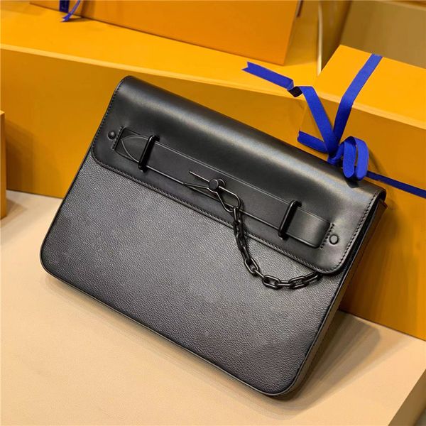 2023 designer men's bag luxury solid briefcase black embossed clutch lapstorage bags black metal chain large capacity purse w yoga bags
2023 designer men's bag luxury solid briefcase black embossed clutch lapstorage bags black metal chain large capacity purse w yoga bags