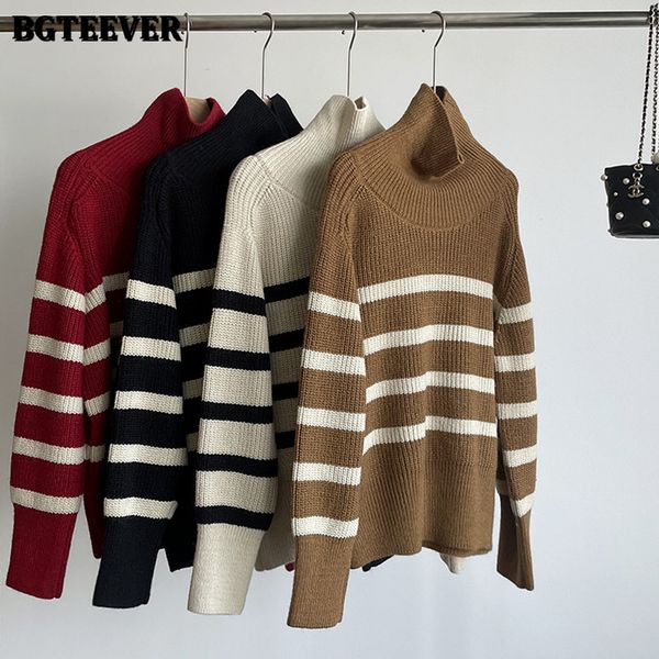 thicken o-neck striped women knitted sweaters jumpers 2021 casual long sleeve loose female pullovers 2021 autumn winter, White;black
thicken o-neck striped women knitted sweaters jumpers 2021 casual long sleeve loose female pullovers 2021 autumn winter, White;black