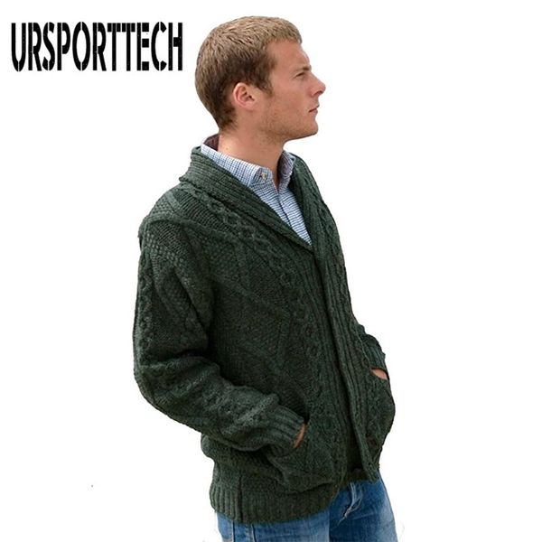 100% irish merino wool aran button men's sweater autumn winter cardigan sweatercoat slim fit warm knitted sweater coat 201204, White;black
100% irish merino wool aran button men's sweater autumn winter cardigan sweatercoat slim fit warm knitted sweater coat 201204, White;black
