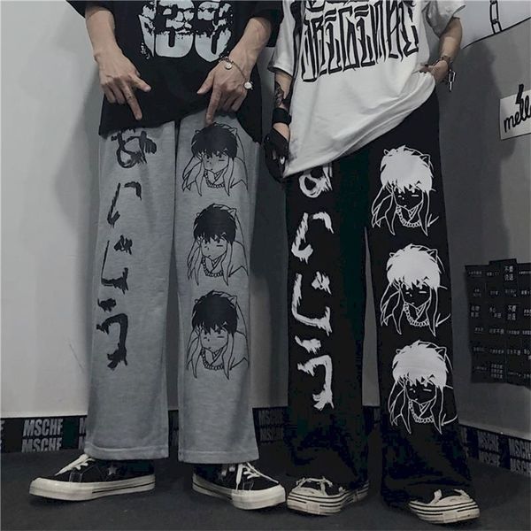 high street cartoon men joggers wide leg pants sweatpants couple clothes vintage harajuku trousers straight casual plus size 201128, Black
high street cartoon men joggers wide leg pants sweatpants couple clothes vintage harajuku trousers straight casual plus size 201128, Black