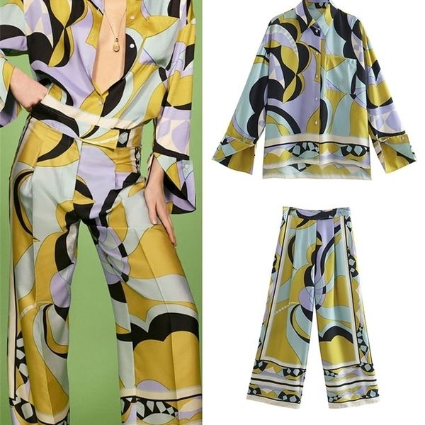 spring women 2 pcs pants shirts sets fashion print blouse casual long sleeve pockets female soft pants outwear 220510, White
spring women 2 pcs pants shirts sets fashion print blouse casual long sleeve pockets female soft pants outwear 220510, White