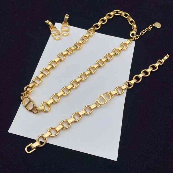 new letter bracelet necklace female red star letter bracelet earrings, Golden;silver 
new letter bracelet necklace female red star letter bracelet earrings, Golden;silver