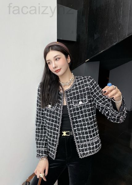 women's jackets designer ce * 22 new woven tweed small fragrance coat feminine short ggta2022, Black;brown
women's jackets designer ce * 22 new woven tweed small fragrance coat feminine short ggta2022, Black;brown
