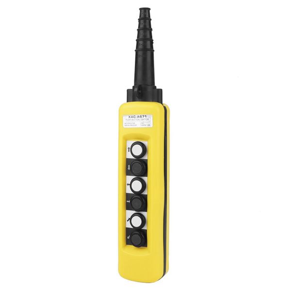 500v ip54 crane chain hoist push button switch lifting pendant controller 6 buttons
500v ip54 crane chain hoist push button switch lifting pendant controller 6 buttons