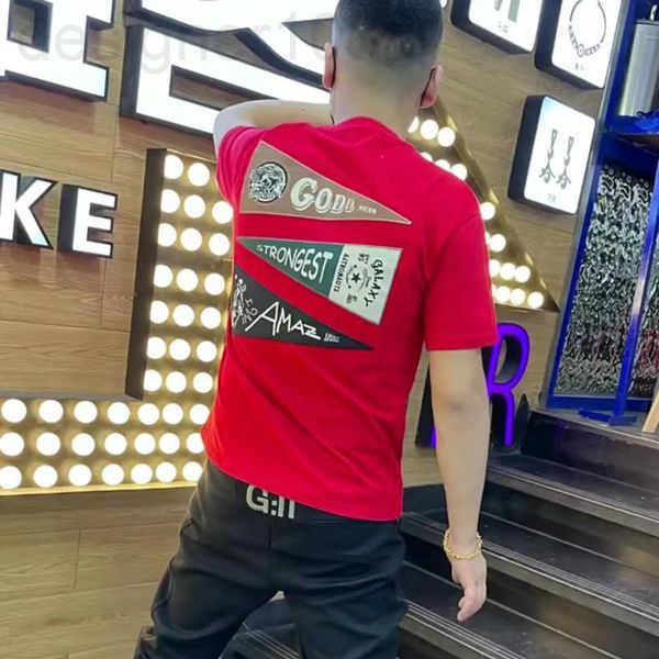 men's t-shirts designer 2022 spring and summer new spirit guy letter printing short sleeve men's fashion brand net red slim fit ha, White;black
men's t-shirts designer 2022 spring and summer new spirit guy letter printing short sleeve men's fashion brand net red slim fit ha, White;black