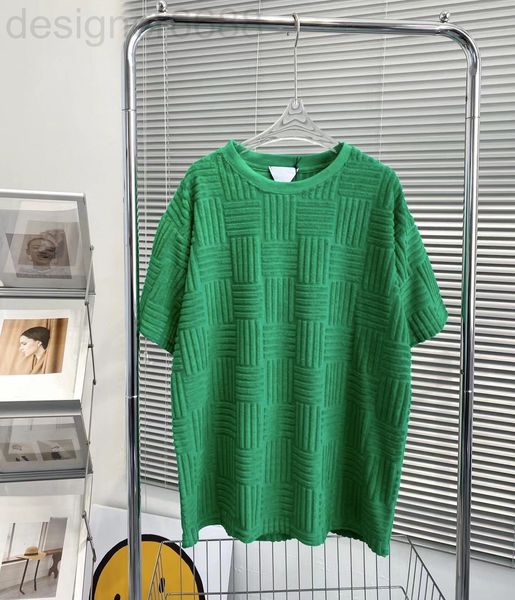 women's t-shirt designer bv green correct version 22 spring and summer towel embroidered vertical jacquard simple os large loose couple, White
women's t-shirt designer bv green correct version 22 spring and summer towel embroidered vertical jacquard simple os large loose couple, White