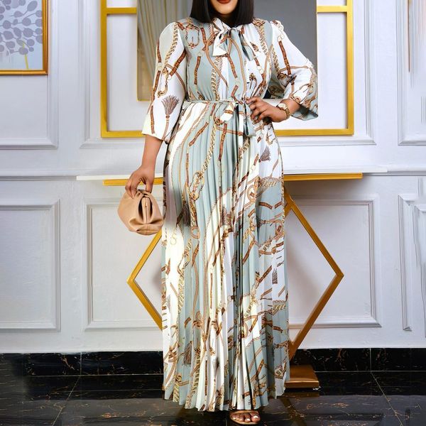 long sleeve dress printed crimp bandage european and american long skirt large foreign trade, Black;gray
long sleeve dress printed crimp bandage european and american long skirt large foreign trade, Black;gray