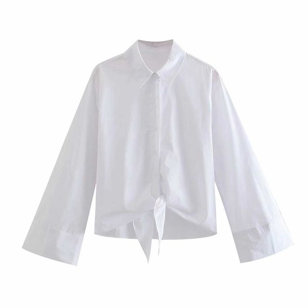 women fashion crop shirt with bow knot long sleeves casual chic lady white blouse woman crop haut femme 210709
women fashion crop shirt with bow knot long sleeves casual chic lady white blouse woman crop haut femme 210709