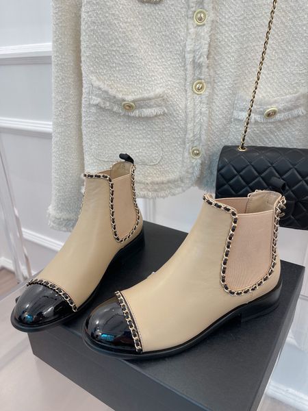 boots women smooth leather winter shoes ankle half chain black white beige platform snow booties 35-41
boots women smooth leather winter shoes ankle half chain black white beige platform snow booties 35-41