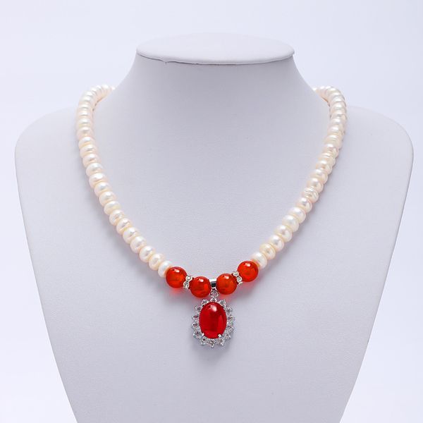 new fashion freshwater pearl beaded necklace multi-grain natural green red pendant charm ladies mother style texture atmosphere real wholesa, Silver
new fashion freshwater pearl beaded necklace multi-grain natural green red pendant charm ladies mother style texture atmosphere real wholesa, Silver