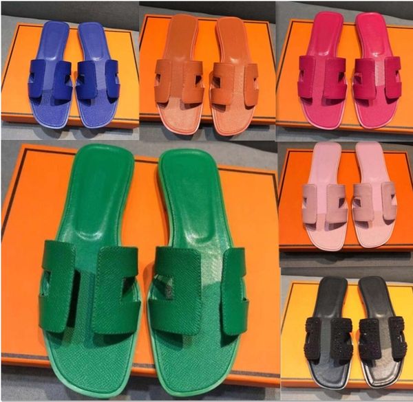 luxury designer leather ladies sandals summer flat shoes fashion beach women slippers h letter drag 35-42 no4, Black
luxury designer leather ladies sandals summer flat shoes fashion beach women slippers h letter drag 35-42 no4, Black