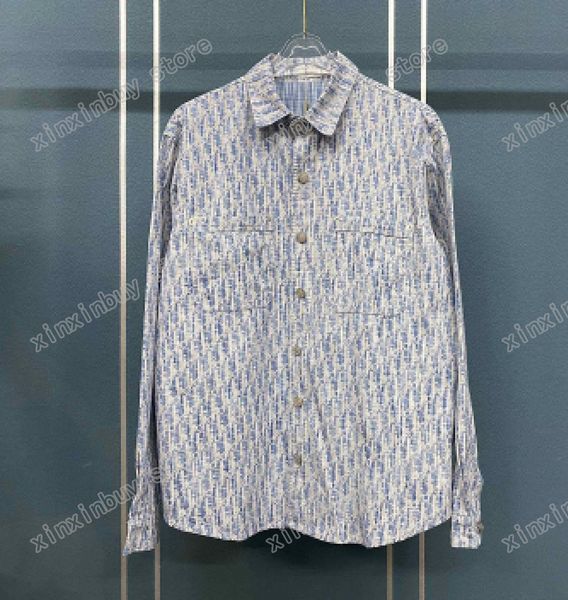 22ss men designers casual shirts jacquard letter short sleeve man crew neck streetwear blue gray xinxinbuy s-2xl, White;black
22ss men designers casual shirts jacquard letter short sleeve man crew neck streetwear blue gray xinxinbuy s-2xl, White;black
