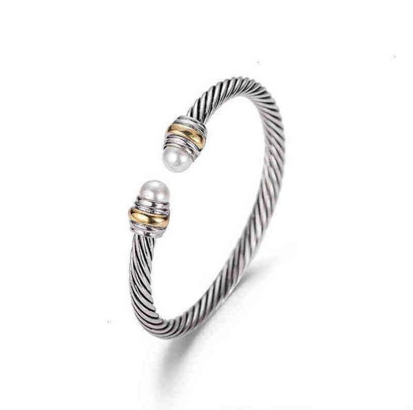bracelet dy luxury designer twisted pearl head women bangles fashion versatile twist bracelets jewelry platinum plated wedding gifts bangle, Black
bracelet dy luxury designer twisted pearl head women bangles fashion versatile twist bracelets jewelry platinum plated wedding gifts bangle, Black