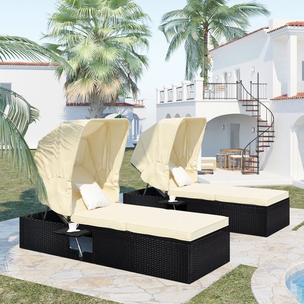 garden sets reclining single recliner with cushion black wicker beige cushion
garden sets reclining single recliner with cushion black wicker beige cushion