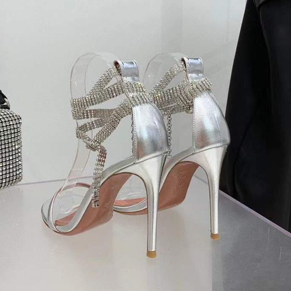 begum amina muaddi high heeled sandals crystal-encrusted strap spool heels sky-high heel for shoes women summer luxury designers shoe party, Black
begum amina muaddi high heeled sandals crystal-encrusted strap spool heels sky-high heel for shoes women summer luxury designers shoe party, Black