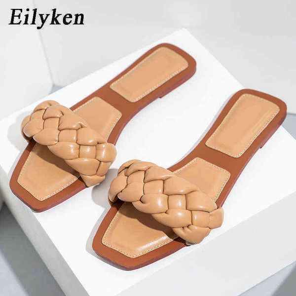 slippers 2022 woven women slip on slides fashion brand square toe leather flat sandals female outdoor casual flip flops 220329, Black
slippers 2022 woven women slip on slides fashion brand square toe leather flat sandals female outdoor casual flip flops 220329, Black