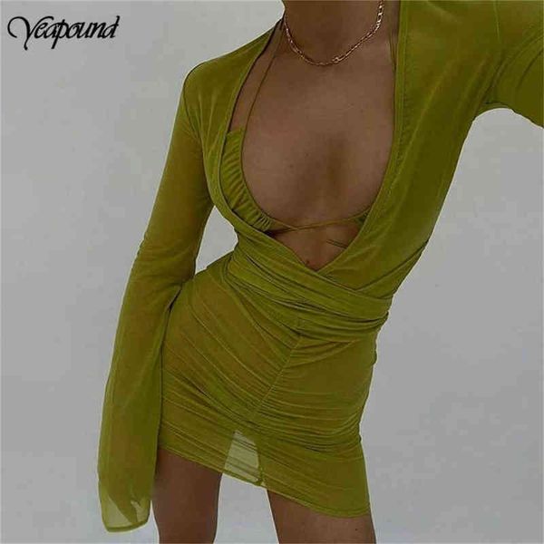 mesh hollow out dress for women see through slim long sleeveless lace up midnight clubwear female dresses t220816, Black;gray
mesh hollow out dress for women see through slim long sleeveless lace up midnight clubwear female dresses t220816, Black;gray