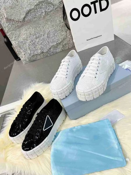 designer casual shoes triangle logo sneaker thick sole double wheel nylon sneakers women white three thick luxury low gabardine pink, Black
designer casual shoes triangle logo sneaker thick sole double wheel nylon sneakers women white three thick luxury low gabardine pink, Black