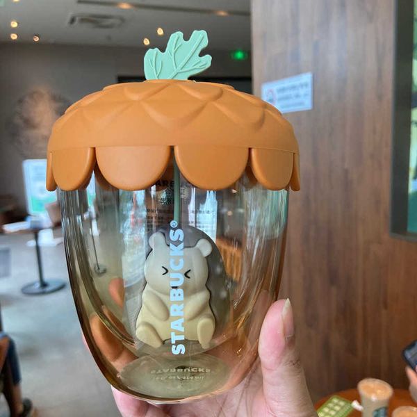 starbucks cup mid autumn hedgehog acorn double-layer glass with cover water cup high temperature resistant round tea cup with tea drain
starbucks cup mid autumn hedgehog acorn double-layer glass with cover water cup high temperature resistant round tea cup with tea drain